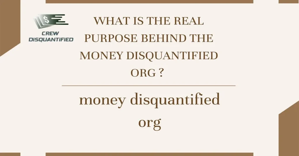 money disquantified org