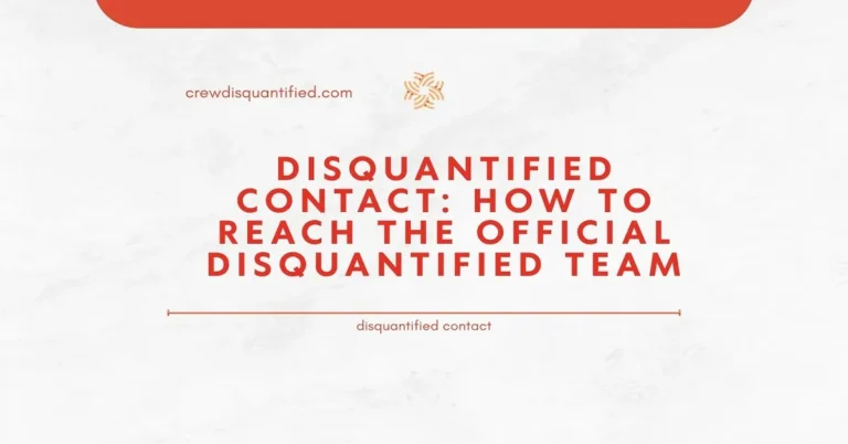 disquantified contact