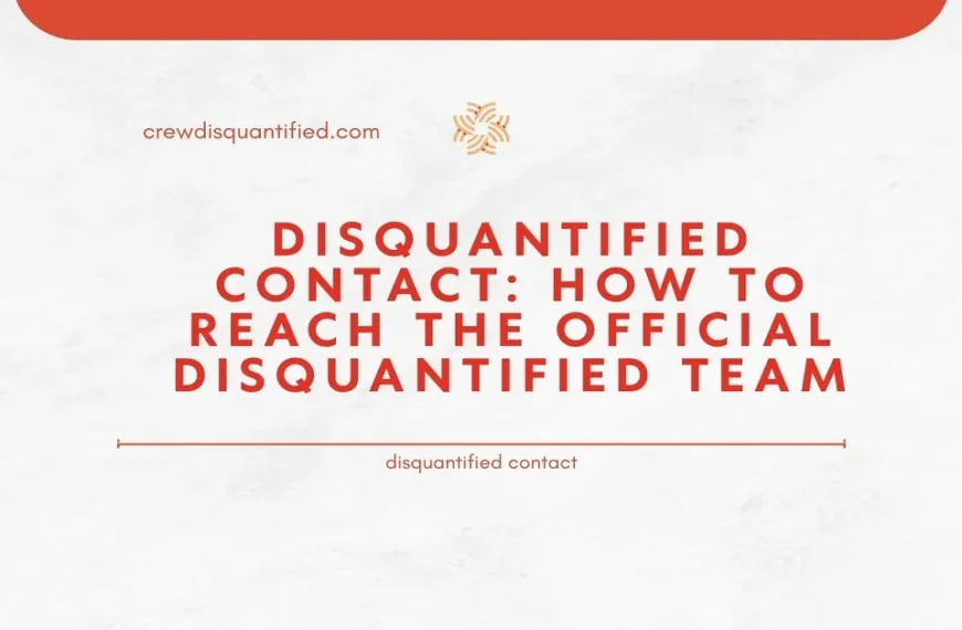 disquantified contact