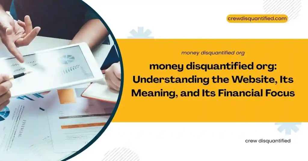 money disquantified org