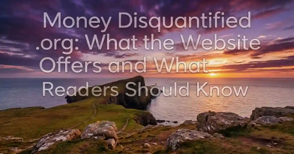 Money Disquantified .org