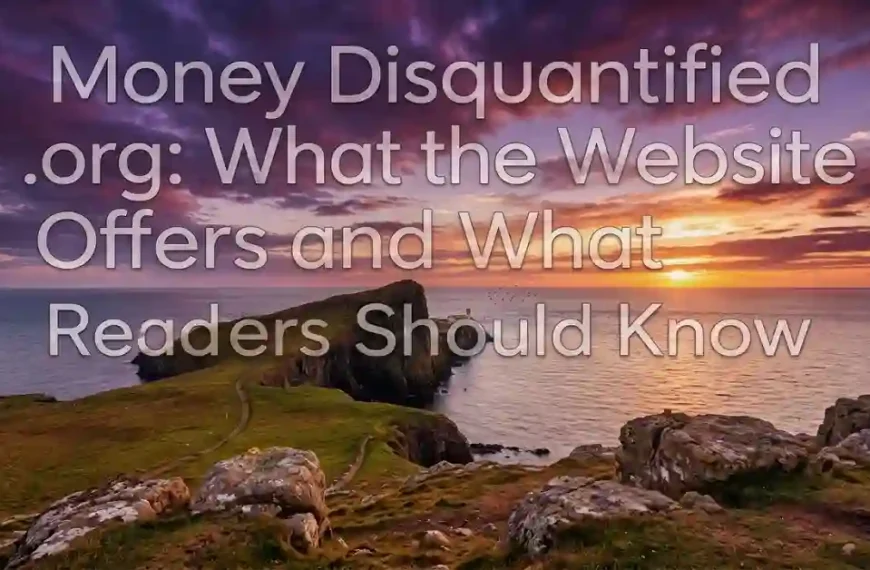 Money Disquantified .org
