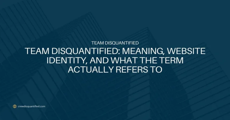team disquantified